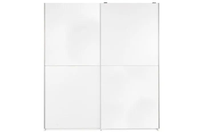Schwebetürenschrank CHANCE 170 x 195 x 59 cm Nachbildung weiß