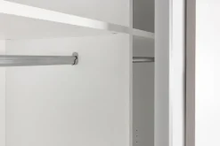 Schwebetürenschrank CHANCE 170 x 195 x 59 cm Nachbildung weiß