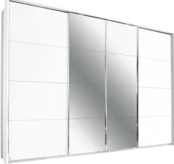 Schwebetürenschrank PANORAMA 316 x 230 cm weiß