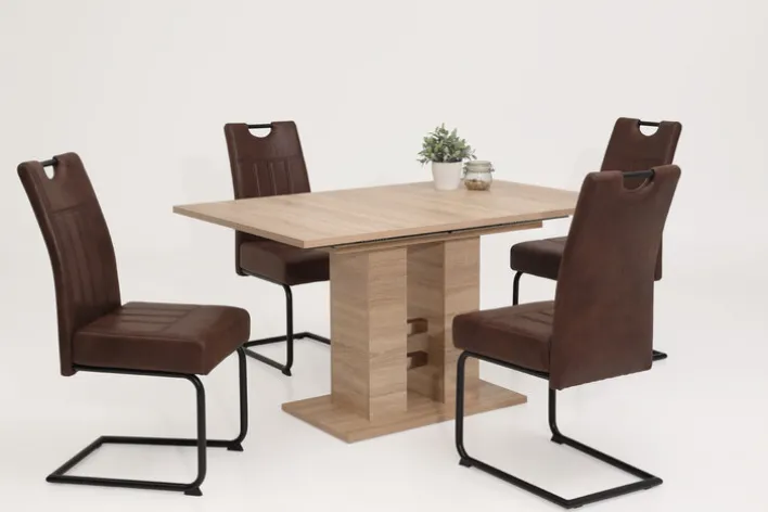 Schwingstuhl BETTY braun/schwarz