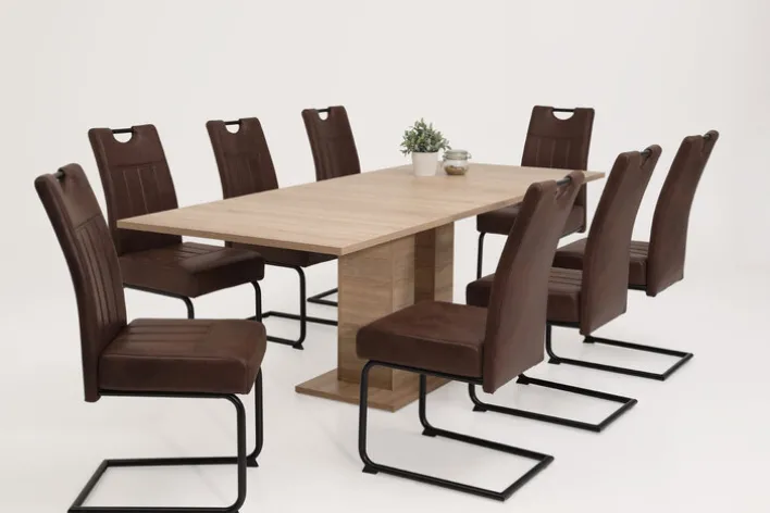 Schwingstuhl BETTY braun/schwarz