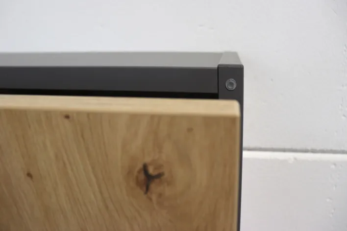 Sekretär 120 cm Graphit/ Asteiche