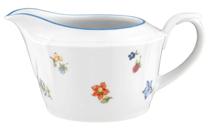 Seltmann Weiden Sauciere 500 ml SONATE NOSTALGIE Weiß mit Streublumendekor