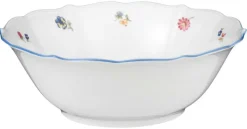 Seltmann Weiden Schale / Schüssel Ø 24 cm SONATE NOSTALGIE Weiß mit Streublumendekor