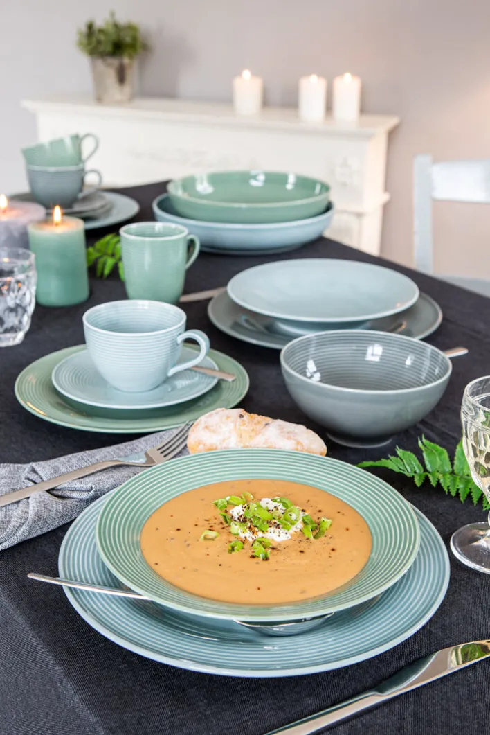 Seltmann Weiden Schale BEAT COLOR GLAZE 6er Set perlgrau