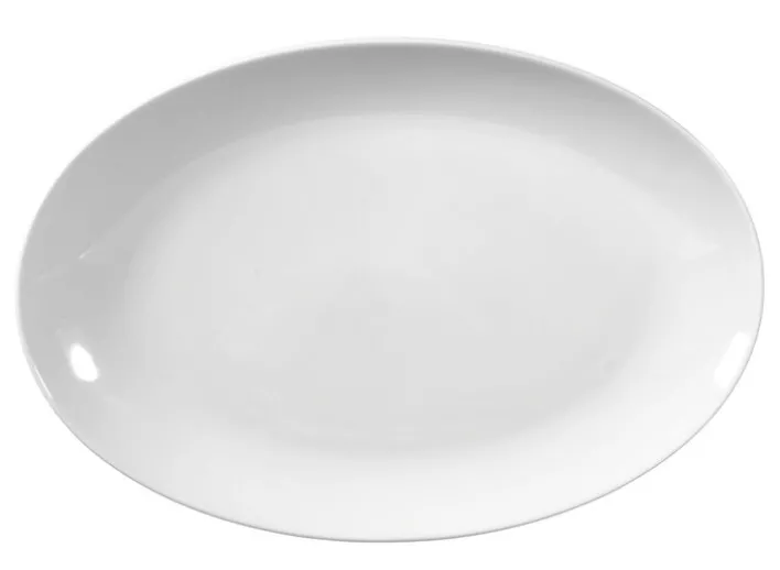 Seltmann Weiden Servierplatte oval RONDO LIANE weiß