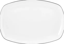 Seltmann Weiden Servierplatte LIDO schwarz/ weiß