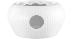 Seltmann Weiden Stövchen AMINA Porzellan weiß