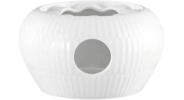 Seltmann Weiden Stövchen AMINA Porzellan weiß