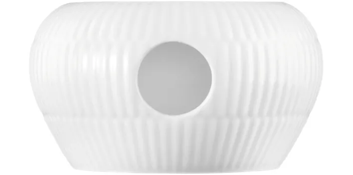 Seltmann Weiden Stövchen AMINA Porzellan weiß