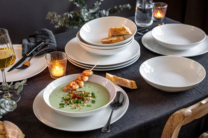 Seltmann Weiden Tafelservice TERRA 12-teilig weiß