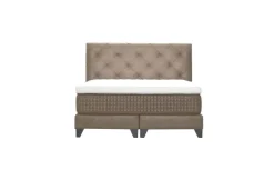 SERTA Boxspringbett PREMIUM MAGNIFIQUE 180 x 200 cm rotbraun