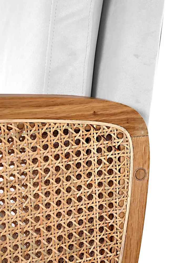 Sessel GLORIA Rattan Natur /weiß