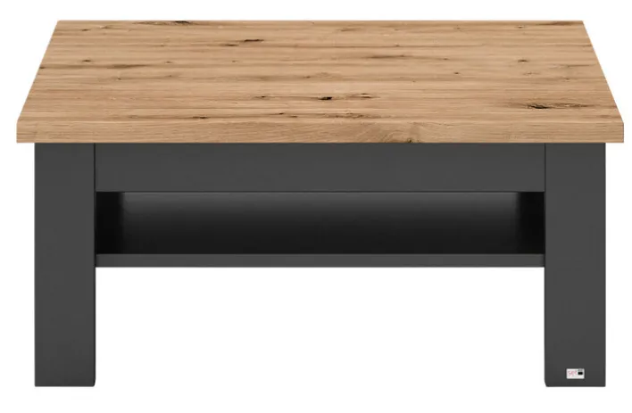 set one by Musterring Couchtisch YORK 64 anthrazit /Eiche Artisan