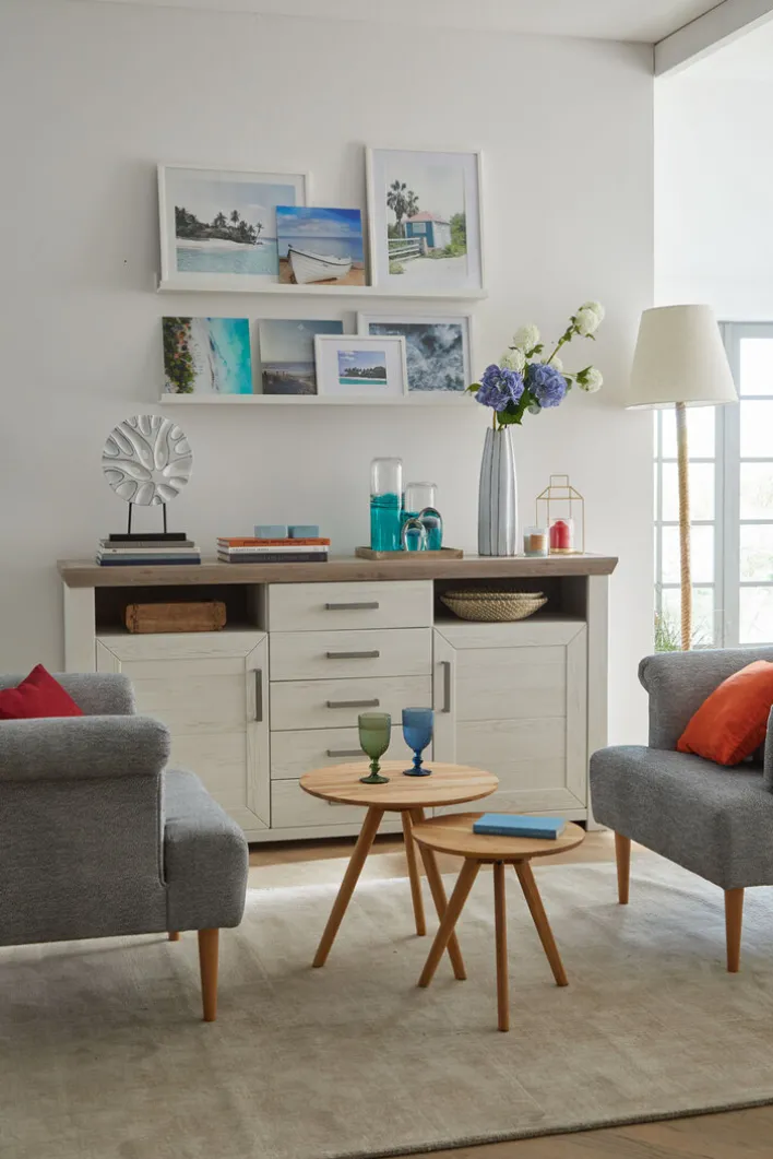 set one by Musterring Sideboard YORK 55 Weiß