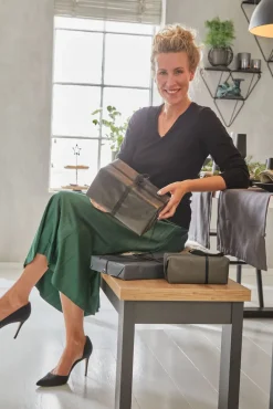 set one by Musterring Sitzbank YORK 61 anthrazit /Eiche Artisan