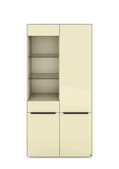 Set one by Musterring Vitrine RENO 92x185 cm kaschmir
