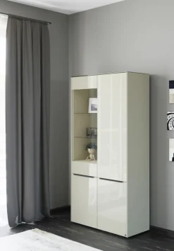 Set one by Musterring Vitrine RENO 92x185 cm kaschmir