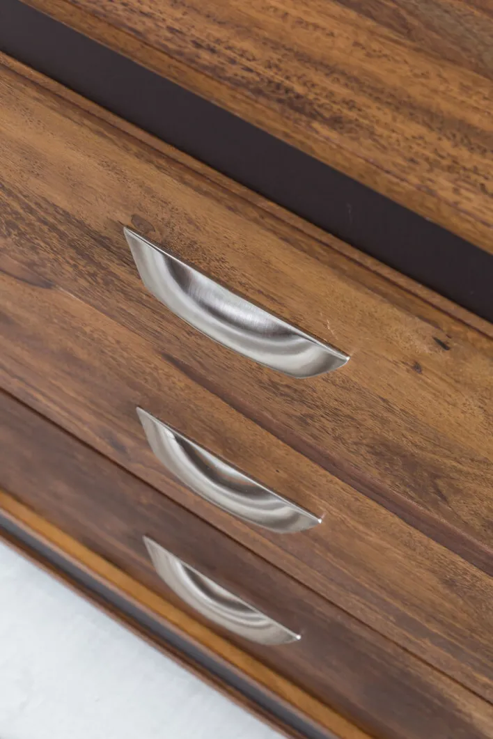 Sideboard 160 x 80 cm braun