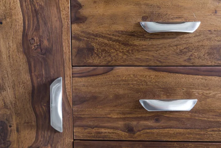 Sideboard 160 x 80 cm braun