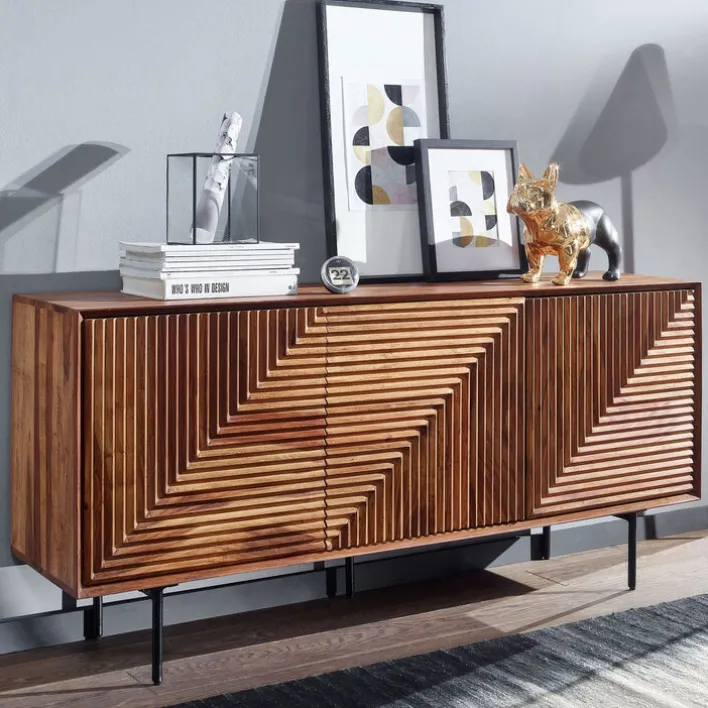 Sideboard 148 x 72 cm Sheesham massiv