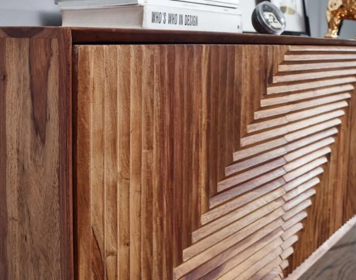 Sideboard 148 x 72 cm Sheesham massiv