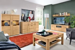 Sideboard CORTINA 156,8 x 86 cm Eiche braun