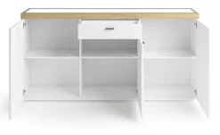 Sideboard LANCASTER 180 x 91 cm Eiche Artisan