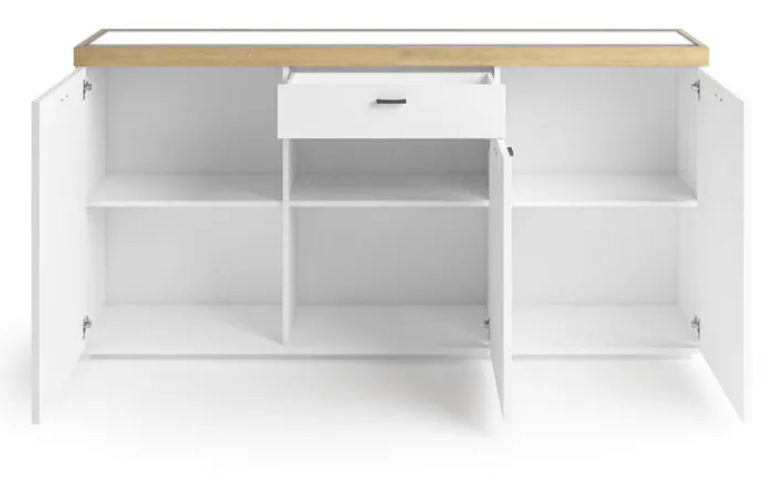 Sideboard LANCASTER 180 x 91 cm Eiche Artisan