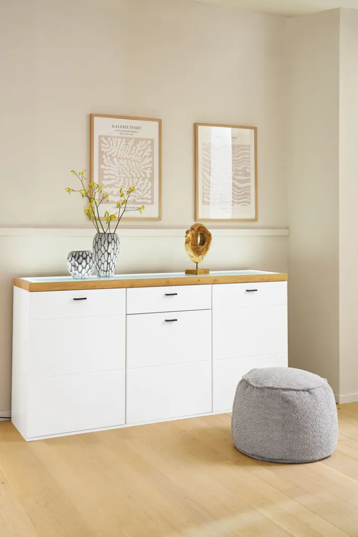 Sideboard LANCASTER 180 x 91 cm Eiche Artisan