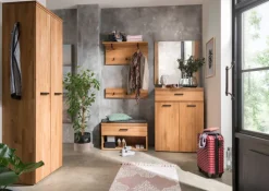 Sideboard LIDO 120 x 89 cm Astige Eiche massiv naturbelassen geölt