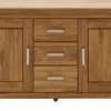 Sideboard LOFT 165 x 85 cm Eiche braun