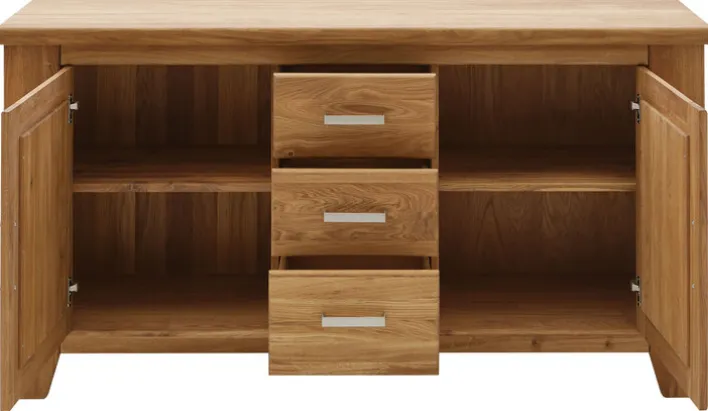 Sideboard LOFT 165 x 85 cm Eiche braun