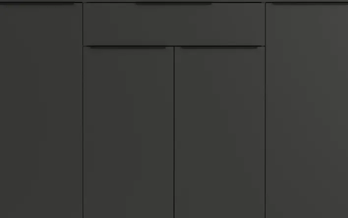 Sideboard LORENZ 161x101x40 cm graphit