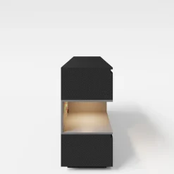 Sideboard MINECRAFT 160 cm schwarz/ grau