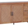 Sideboard TOM 150 x 80 cm Akazie massiv/anthrazit