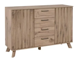 Sideboard WELLINGTON 126,5 x 85 cm Schwedeneiche