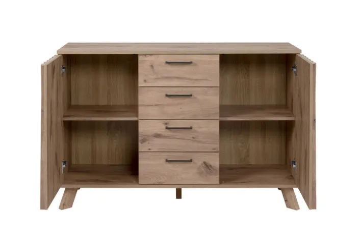 Sideboard WELLINGTON 126,5 x 85 cm Schwedeneiche