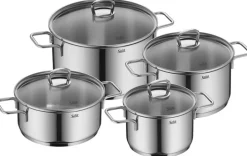 Silit Topfset ALICANTE 4-teilig Edelstahl silberfarbig