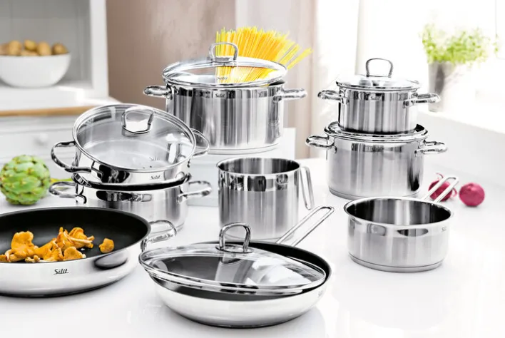 Silit Topf-Set TOSKANA 10-teilig Edelstahl 18/10