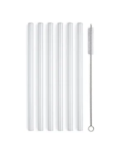 SIMAX exclusive Glastrinkhalm EXKLUSIV gerade 7-teilig 15 cm