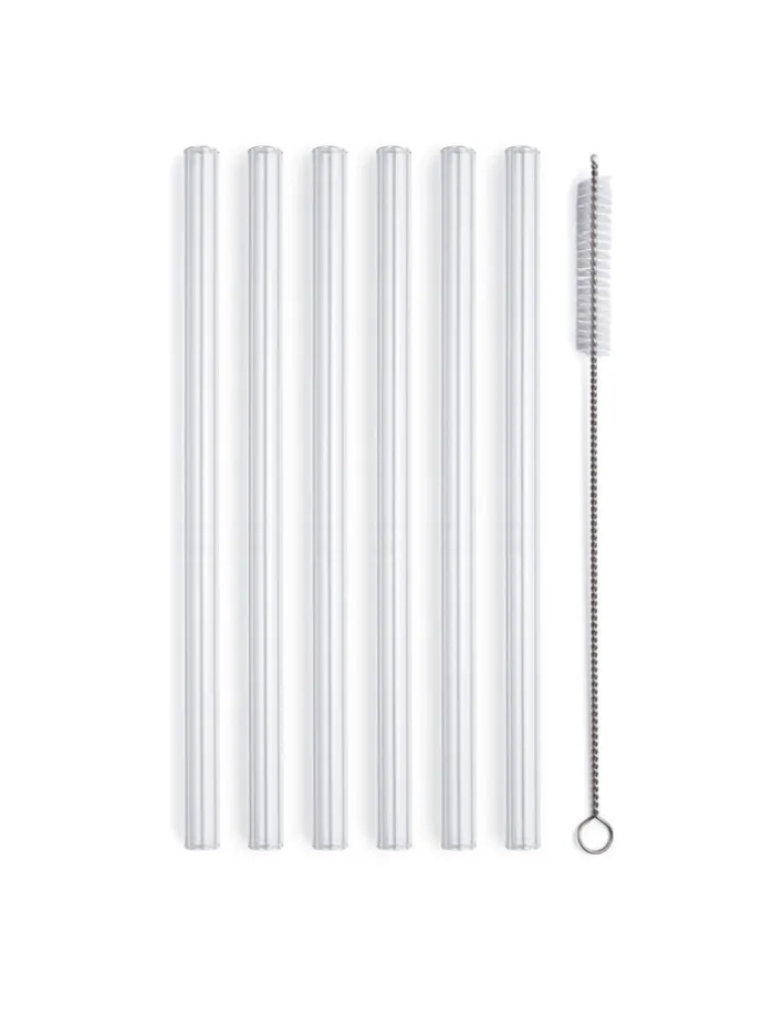 SIMAX exclusive Glastrinkhalm EXKLUSIV gerade 7-teilig 15 cm