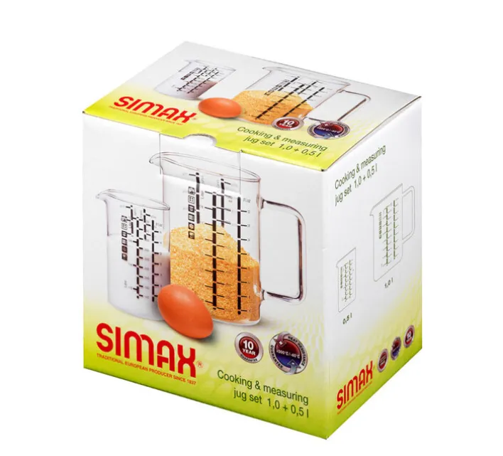 SIMAX Messbecher 2-teilig transparent
