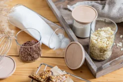 SIMAX Vorratsglas mit Holzdeckel 900 ml Sicherheitsglas transparent