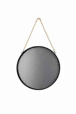 Spiegel rund NINA 40 cm schwarz