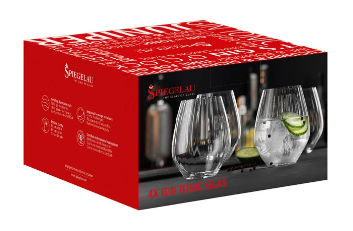SPIEGELAU Trinkglas GIN TONIC 4er Set
