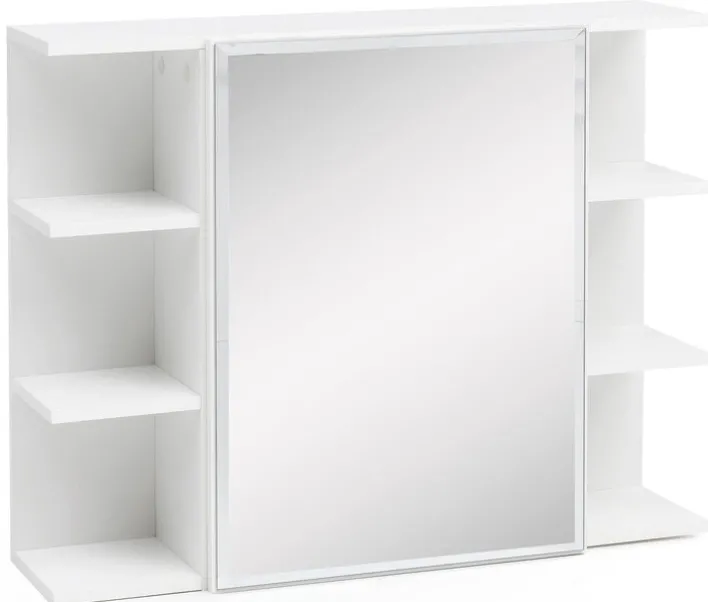 Spiegelschrank 80 x 65 cm weiß