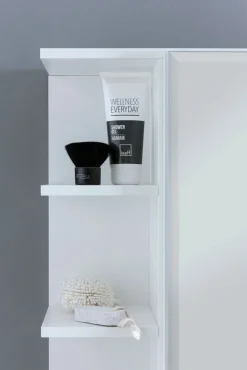 Spiegelschrank 80 x 65 cm weiß