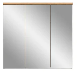 Spiegelschrank GRADO 80 x 75 cm Eiche