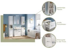 Spiegelschrank LINUS 60 x 70 cm weiß